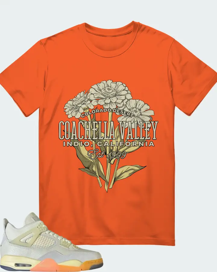 Air Jordan 4 Retro Birds of Paradise Matching T-Shirt
