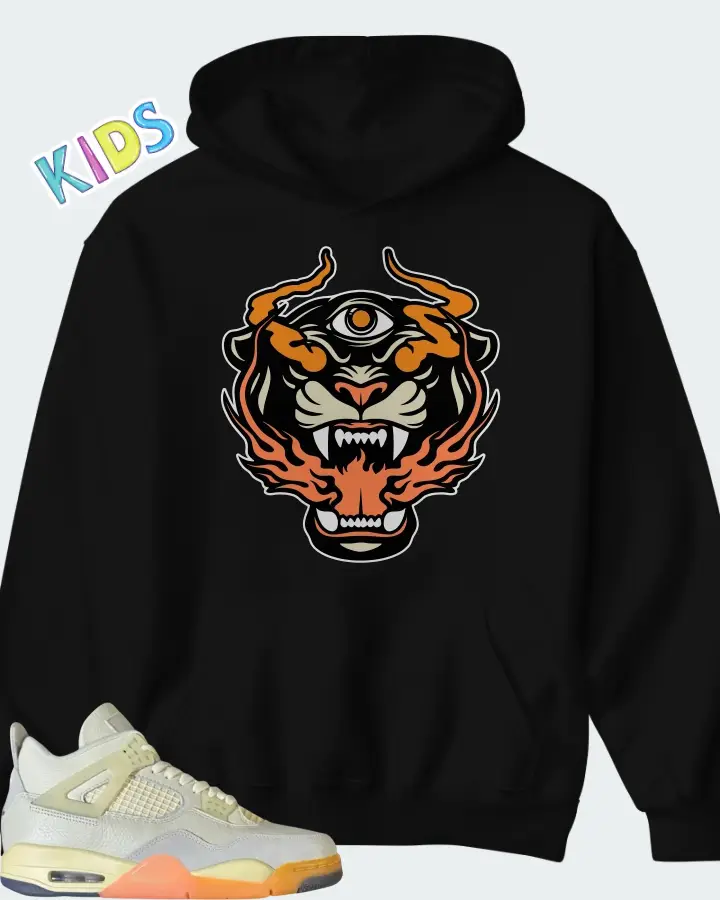 Air Jordan 4 Retro Birds of Paradise Matching Kid's Hoodie