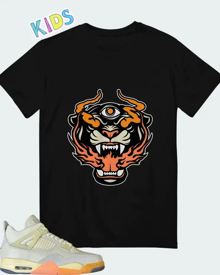 Air Jordan 4 Retro Birds of Paradise Matching Kid's T-Shirt