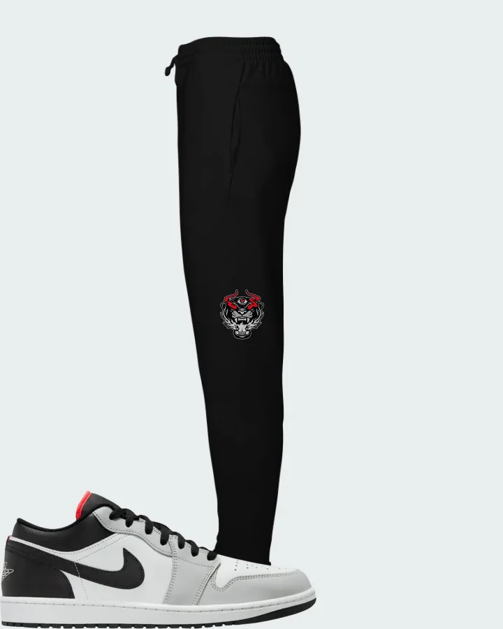 Air Jordan 1 Low Neutral Grey Summit White Matching Joggers