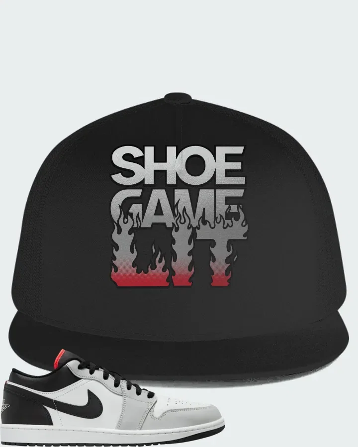 Air Jordan 1 Low Neutral Grey Summit White Matching Hat