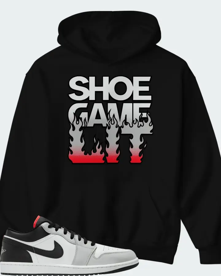 Air Jordan 1 Low Neutral Grey Summit White Matching Hoodie