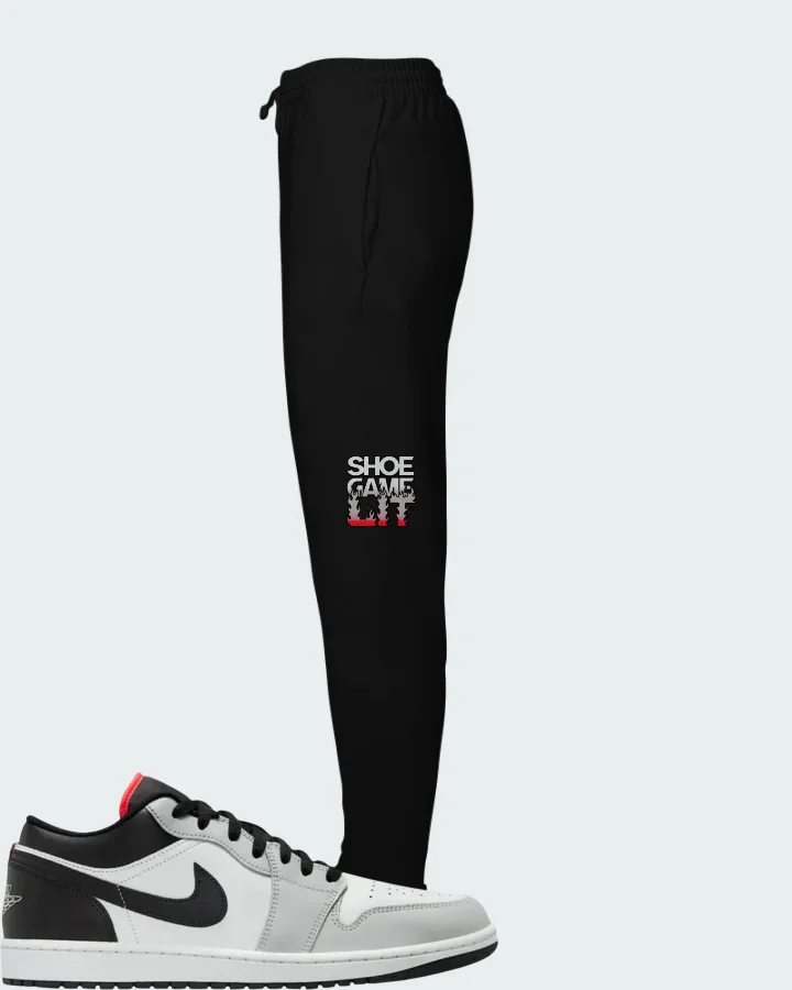 Air Jordan 1 Low Neutral Grey Summit White Matching Joggers