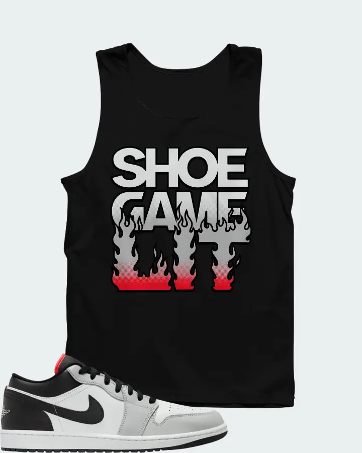 Air Jordan 1 Low Neutral Grey Summit White Matching Tank Top