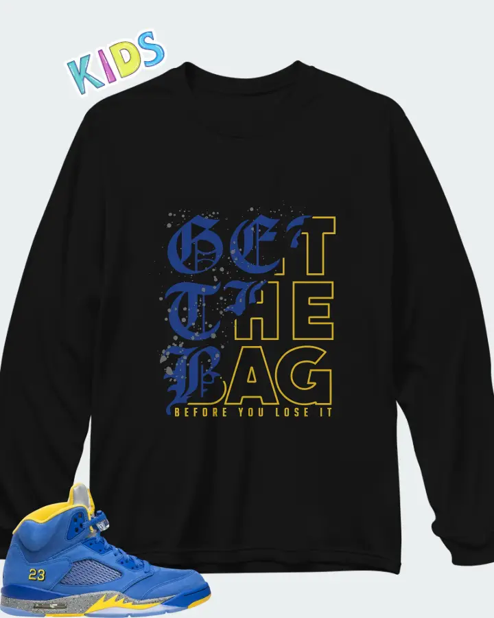 Air Jordan 5 Retro Laney Matching Kid's Long Sleeve T-Shirt