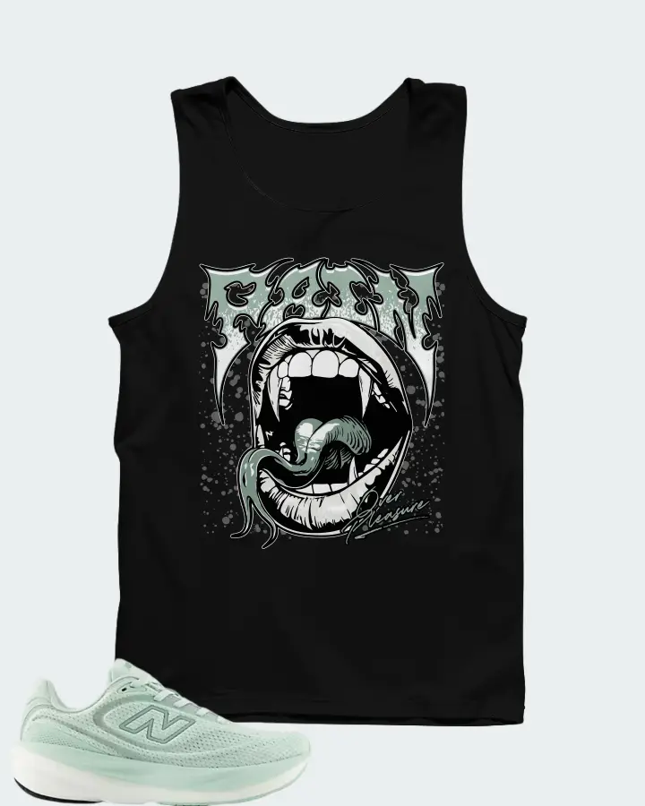 New Balance Cosmic Jade Mosaic Green Matching Tank Top