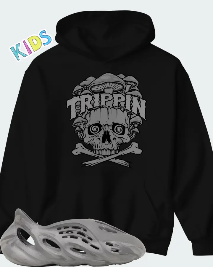 adidas Yeezy Foam Runner MX Granite Matching Kid's Hoodie