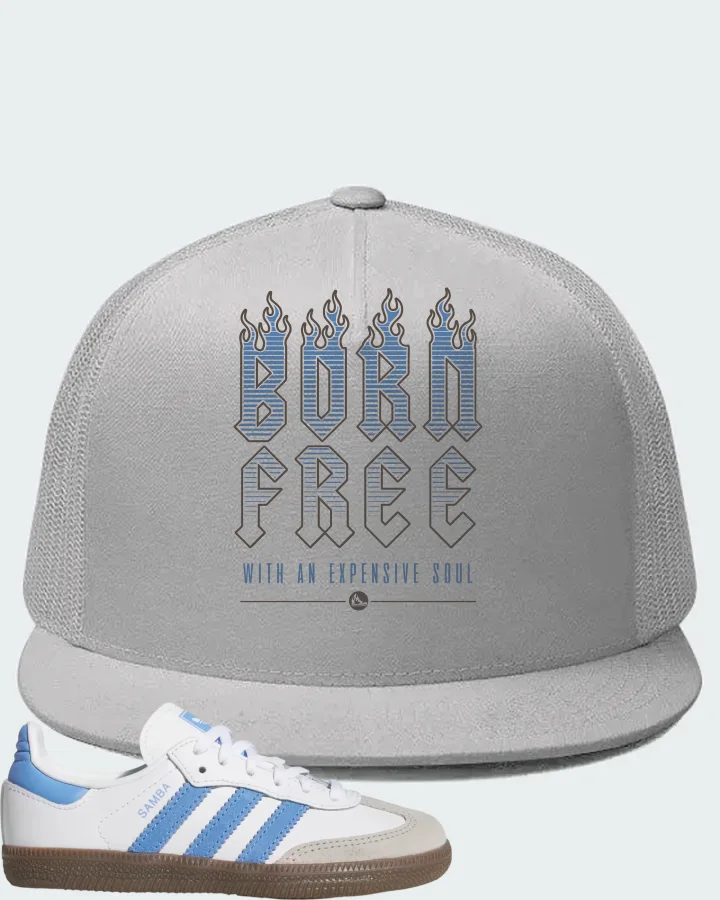 adidas Samba OG Cloud White Blue Fusion Matching Hat