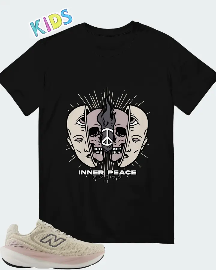 New Balance Fresh Foam X 1080v15 Timberwolf Neptune Grey Matching Kid's T-Shirt