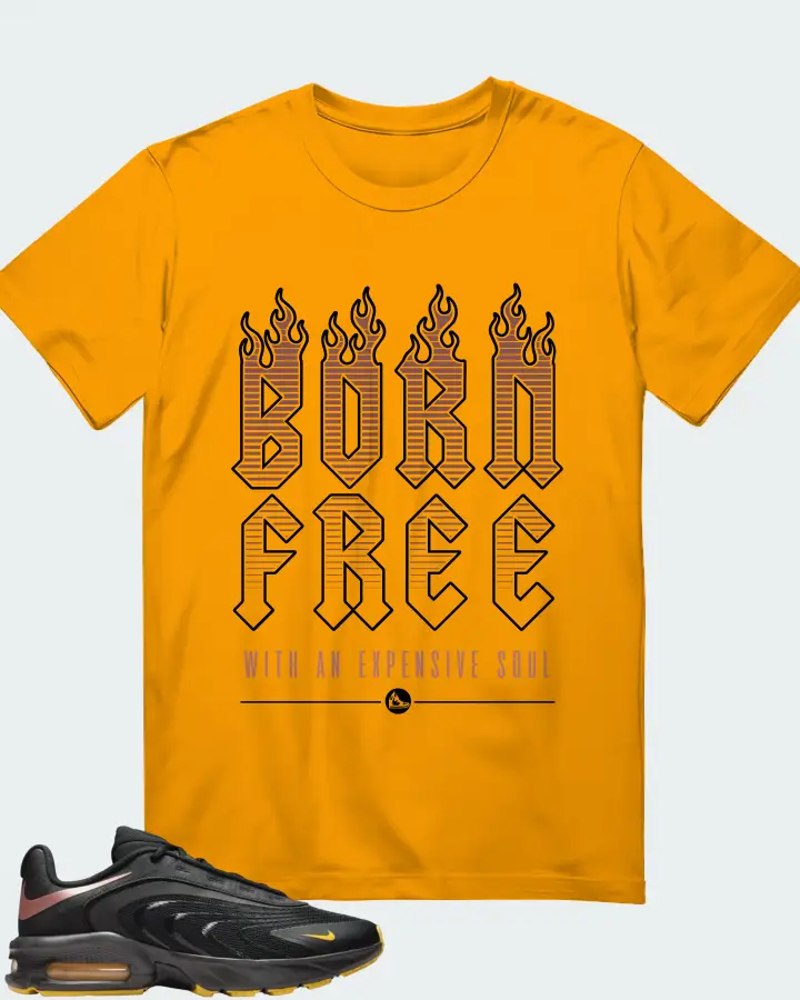 Nike Air Max Fire Black Laser Orange Matching T-Shirt