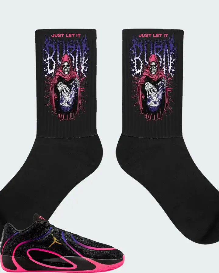 Jordan Tatum 4 Smooth Soul Volume 2 Matching Socks