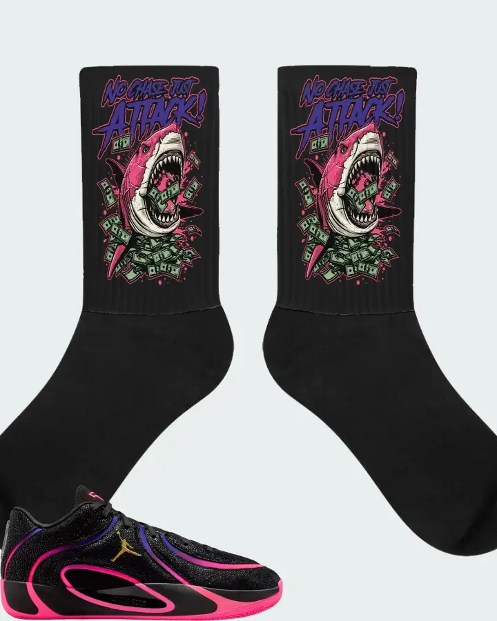 Jordan Tatum 4 Smooth Soul Volume 2 Matching Socks