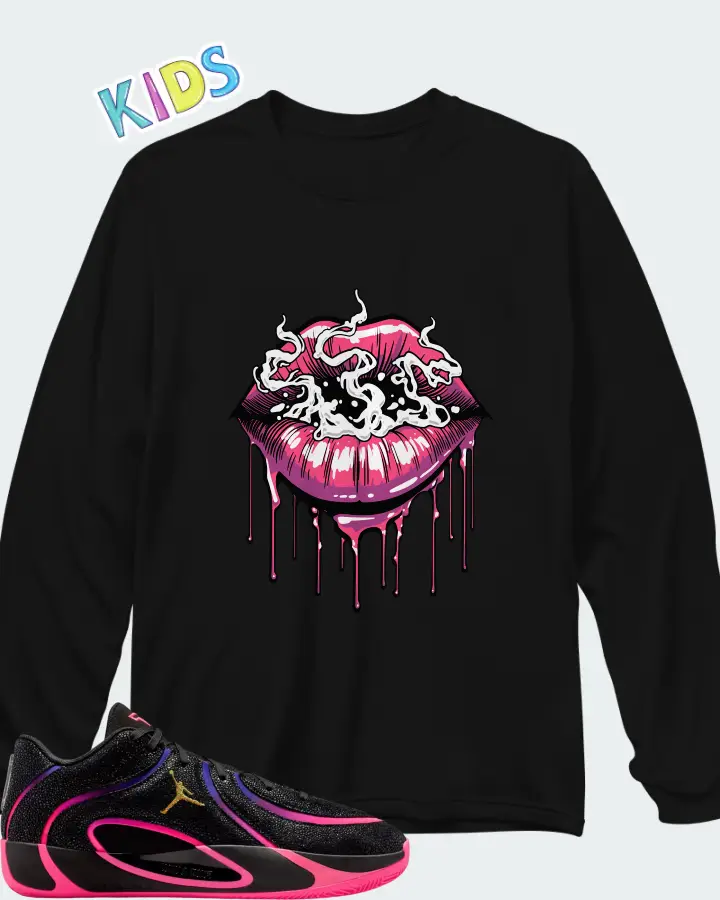 Jordan Tatum 4 Smooth Soul Volume 2 Matching Kid's Long Sleeve T-Shirt