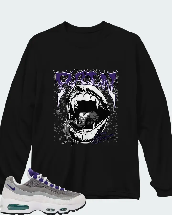 Nike Air Max 95 OG Grape 2026 Matching Long Sleeve T-Shirt