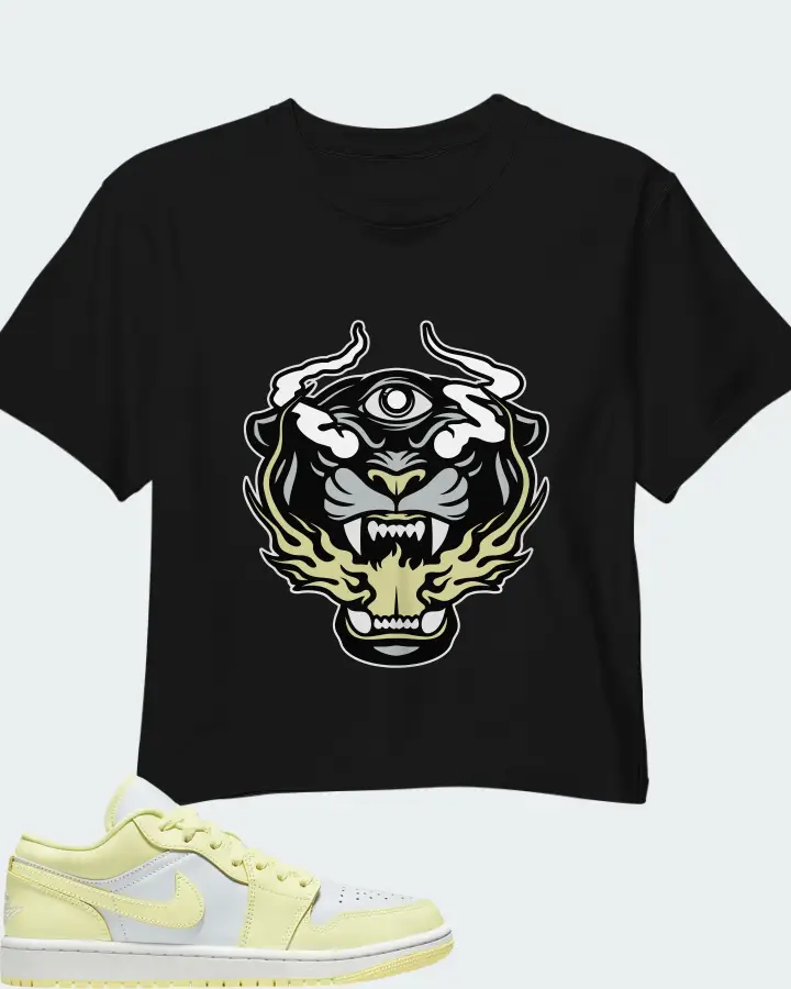 Jordan 1 Low Lemonade Matching Crop Top