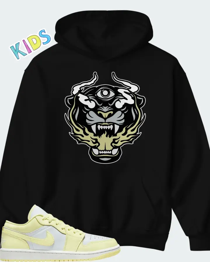 Jordan 1 Low Lemonade Matching Kid's Hoodie