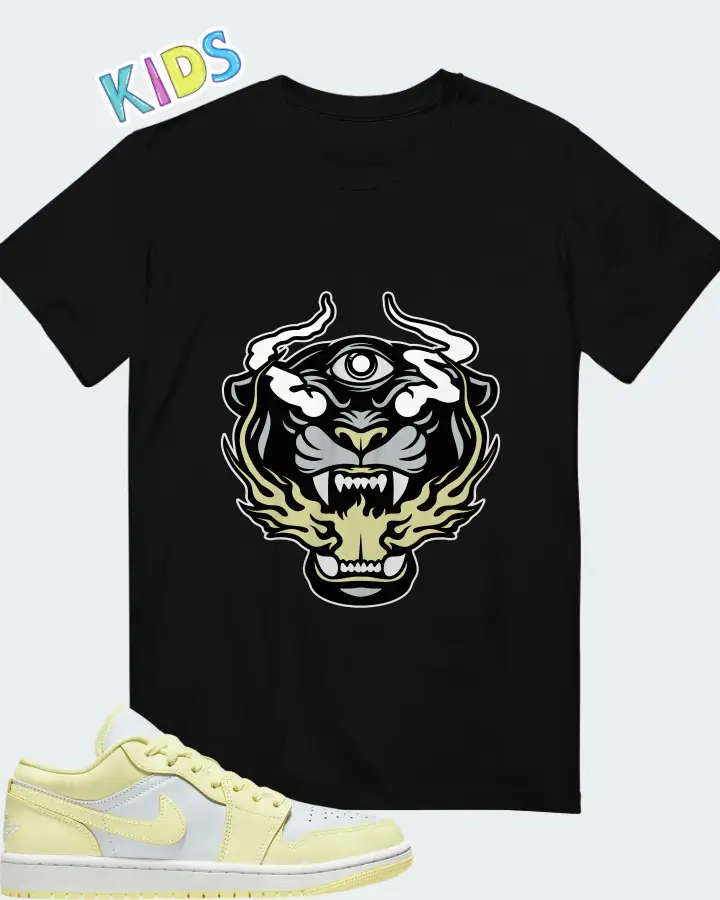 Jordan 1 Low Lemonade Matching Kid's T-Shirt