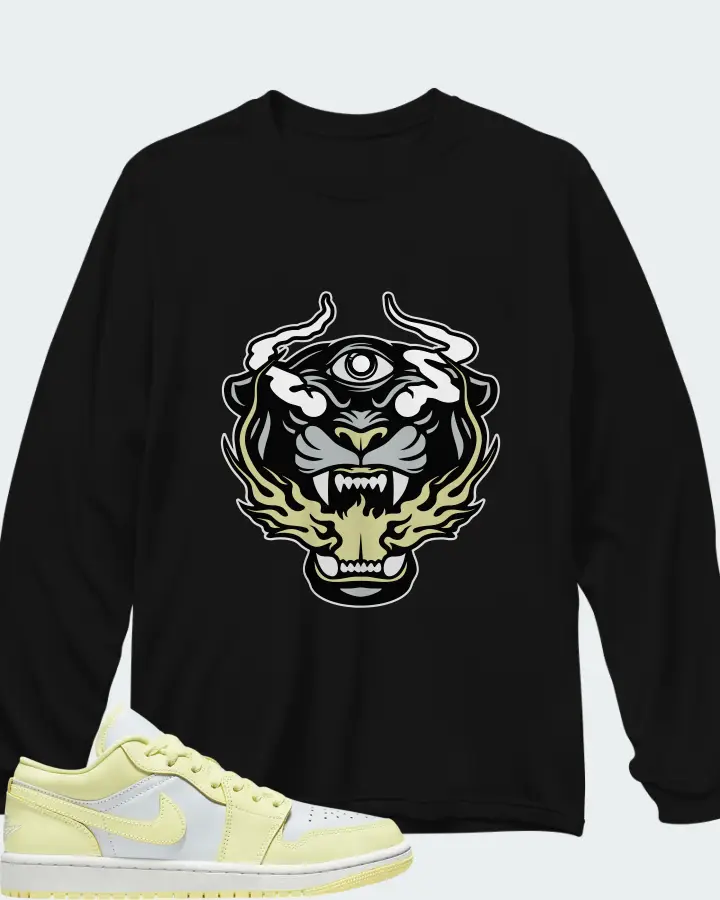 Jordan 1 Low Lemonade Matching Long Sleeve T-Shirt