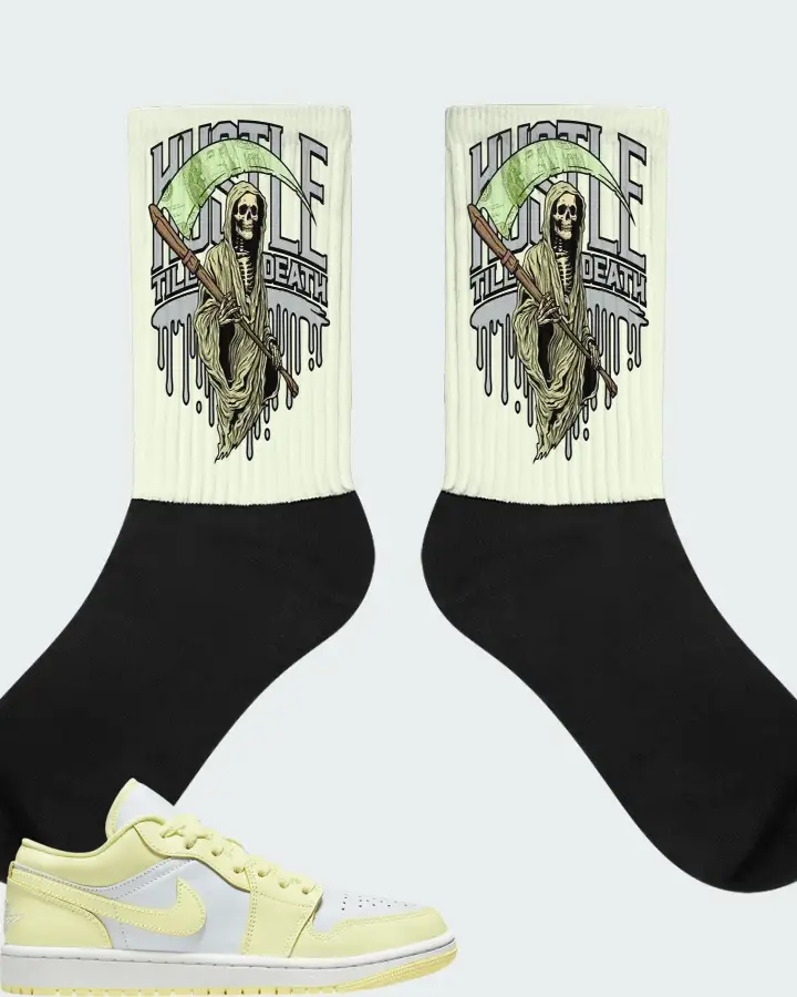 Jordan 1 Low Lemonade Matching Socks