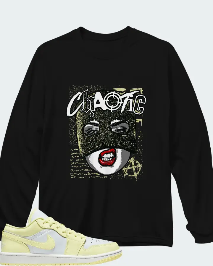Jordan 1 Low Lemonade Matching Long Sleeve T-Shirt