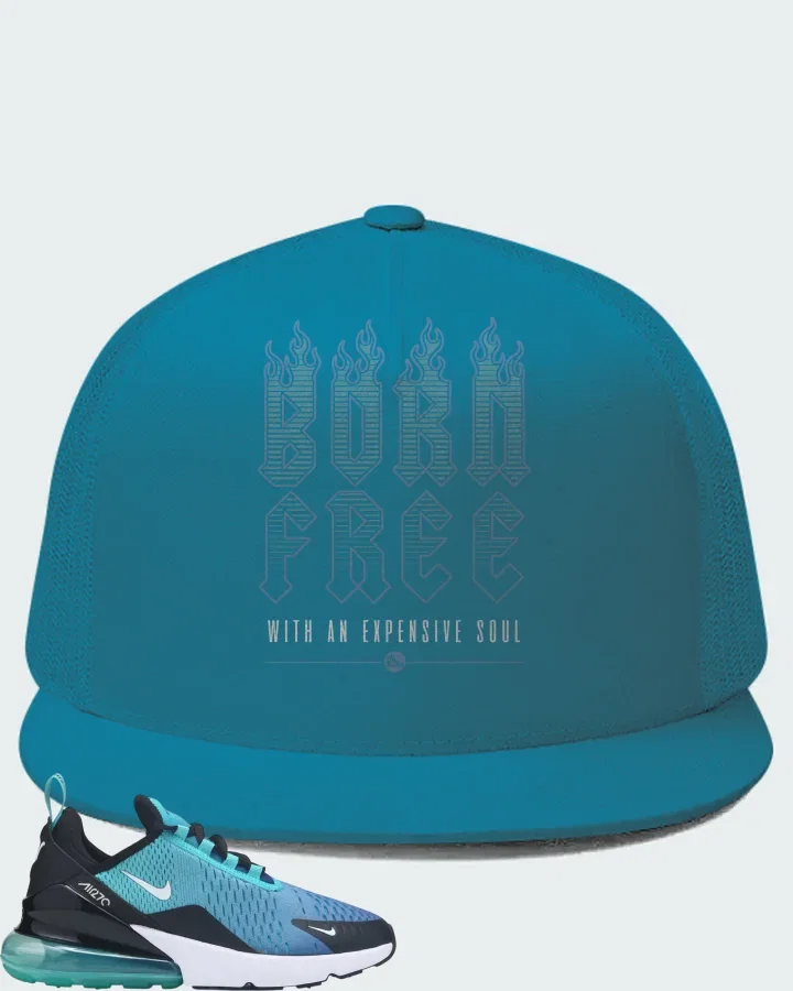 Nike Air Max 270 Blue Black Matching Hat