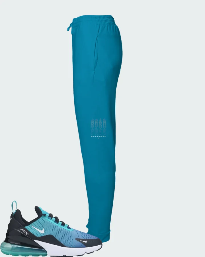 Nike Air Max 270 Blue Black Matching Joggers