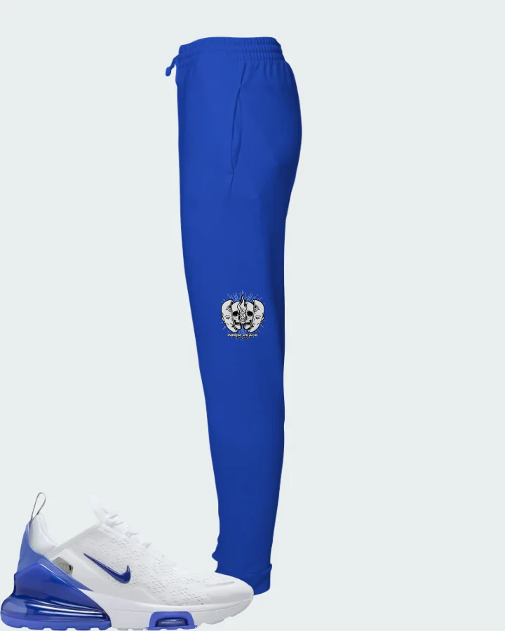 Nike Air Max 270 Premium White Sapphire Matching Joggers