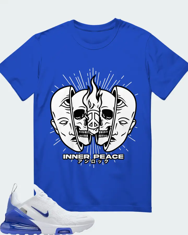 Nike Air Max 270 Premium White Sapphire Matching T-Shirt