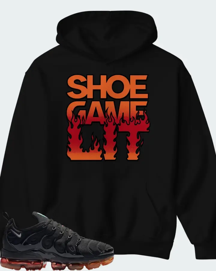 Nike Air VaporMax Plus Black Matching Hoodie