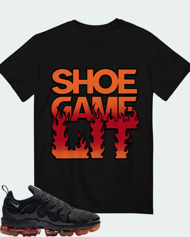 Nike Air VaporMax Plus Black Matching T-Shirt