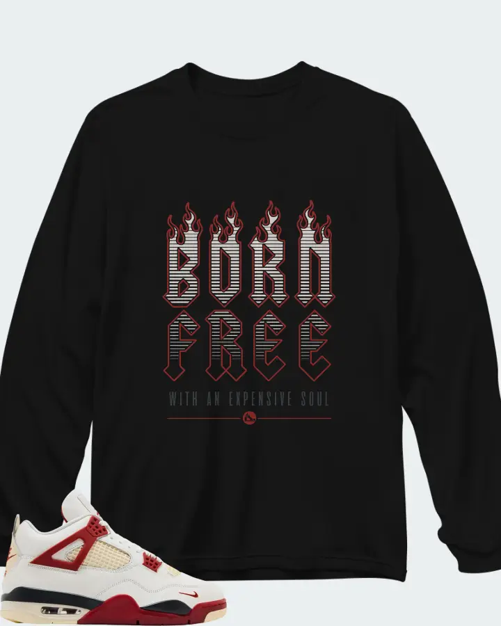 Nigel Sylvester x Air Jordan 4 Retro OG SP Brick After Brick Matching Long Sleeve T-Shirt