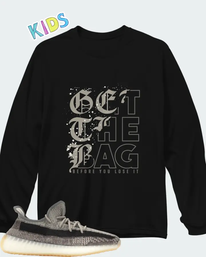 adidas Yeezy Boost 350 V2 Zyon Matching Kid's Long Sleeve T-Shirt