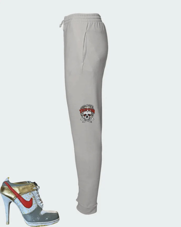 Nike Dunk High Heels Low White Gold Grey Red Matching Joggers