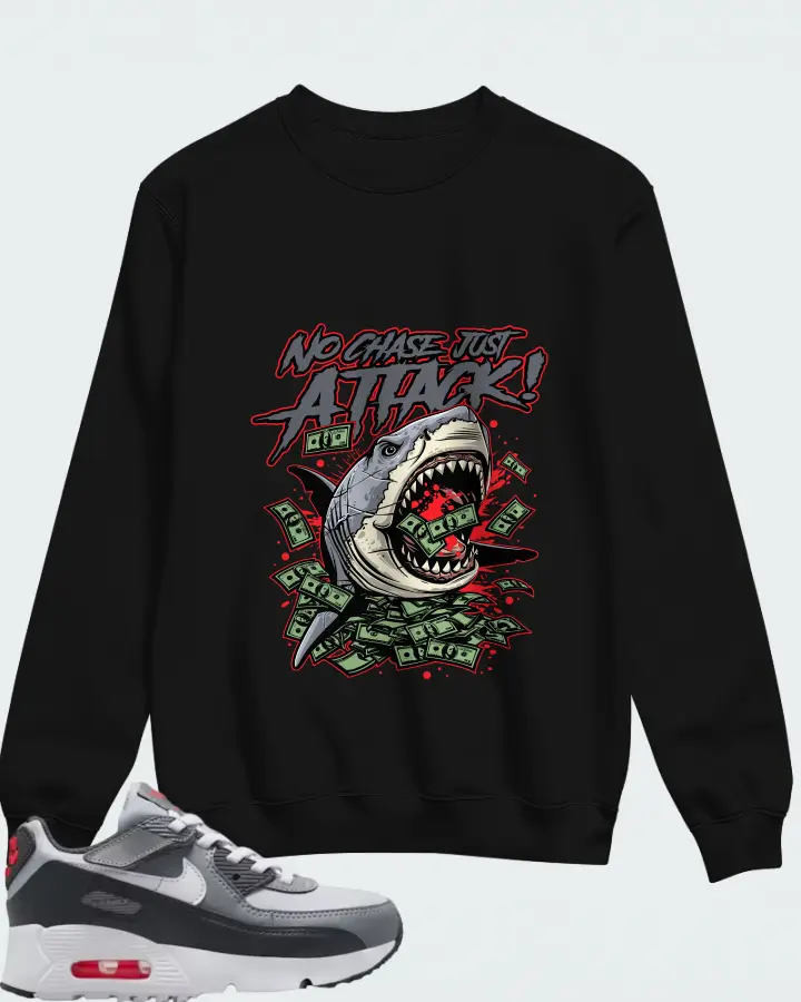 Nike Air Max 90 EasyOn Wolf Grey Matching Sweatshirt