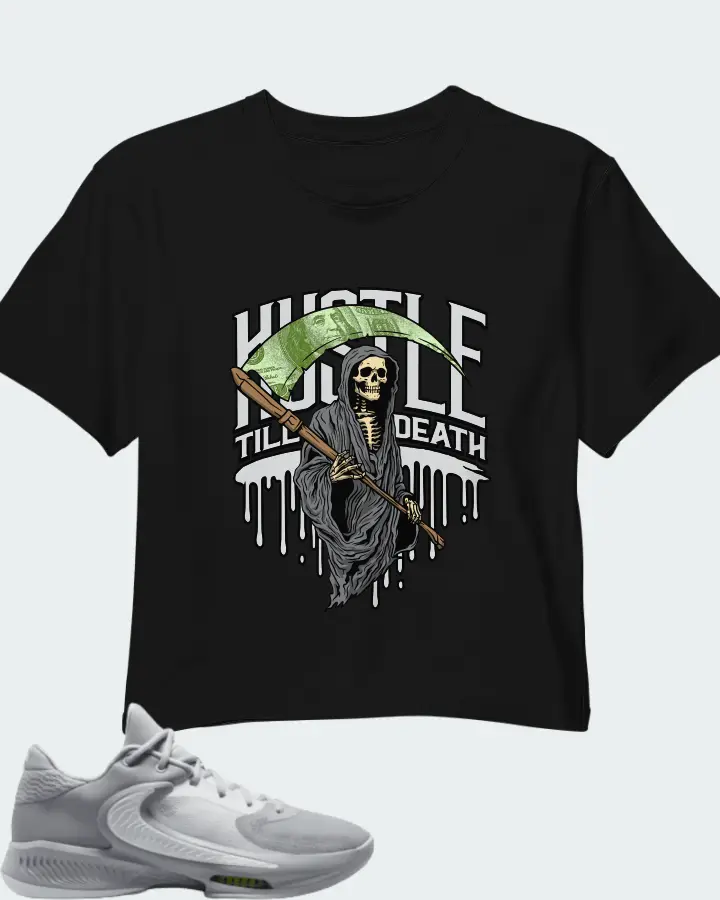 Nike Zoom Freak 4 TB Wolf Grey White Matching Crop Top
