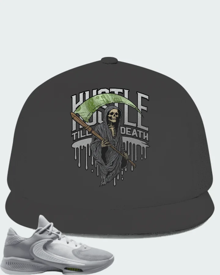 Nike Zoom Freak 4 TB Wolf Grey White Matching Hat