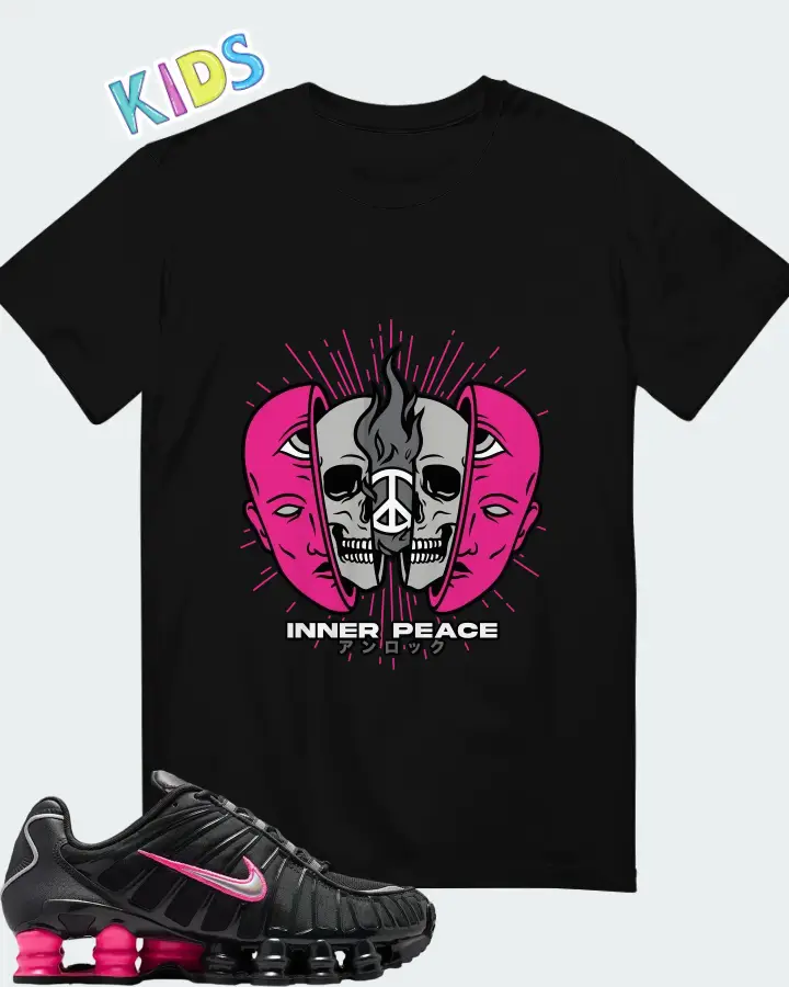 Nike Shox TL Off Noir Hyper Pink Matching Kid's T-Shirt