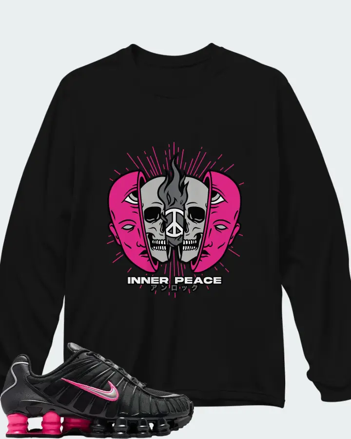 Nike Shox TL Off Noir Hyper Pink Matching Long Sleeve T-Shirt