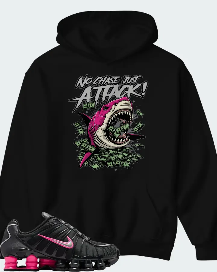 Nike Shox TL Off Noir Hyper Pink Matching Hoodie