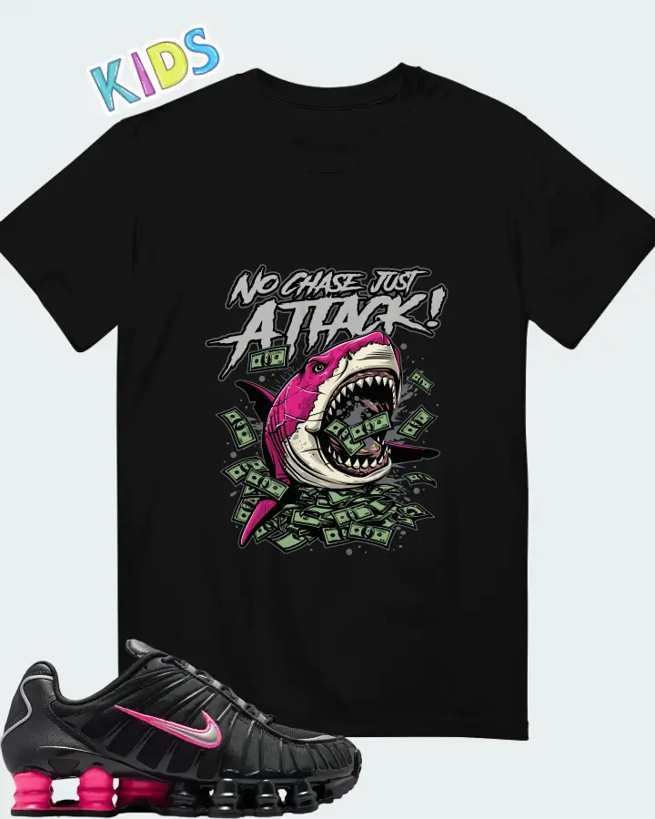Nike Shox TL Off Noir Hyper Pink Matching Kid's T-Shirt