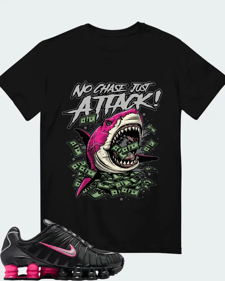 Nike Shox TL Off Noir Hyper Pink Matching T-Shirt