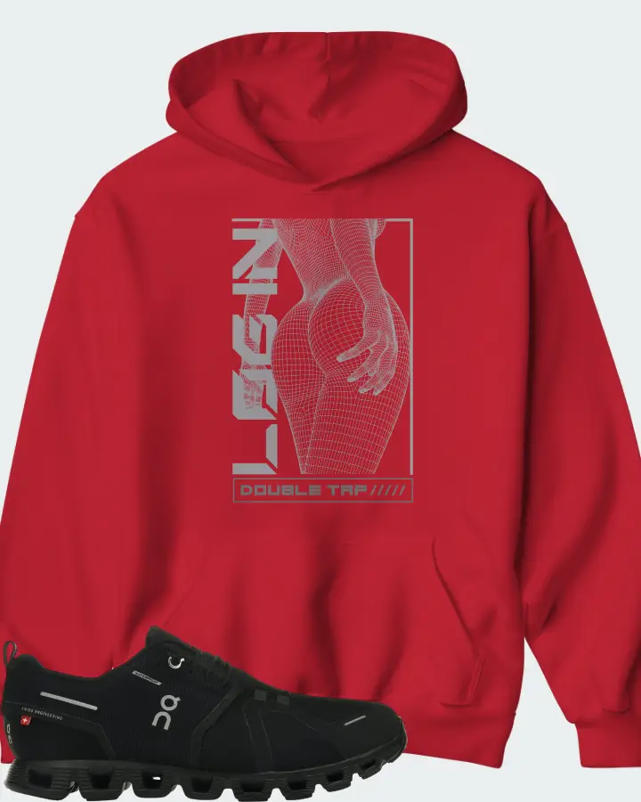 Hoodie in Red
