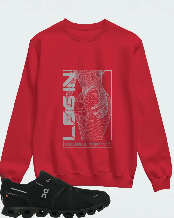 Sweatshirt in Red