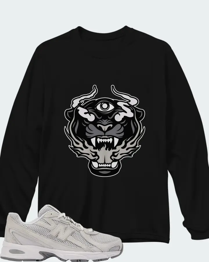 New Balance 740 Grey Matching Long Sleeve T-Shirt