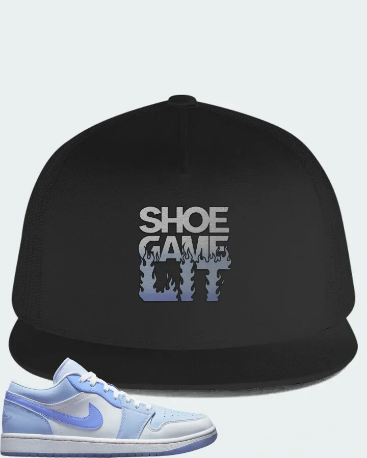 Jordan 1 Low SE Sneaker Matching Black Hat - Shoe Game Lit Refreshed