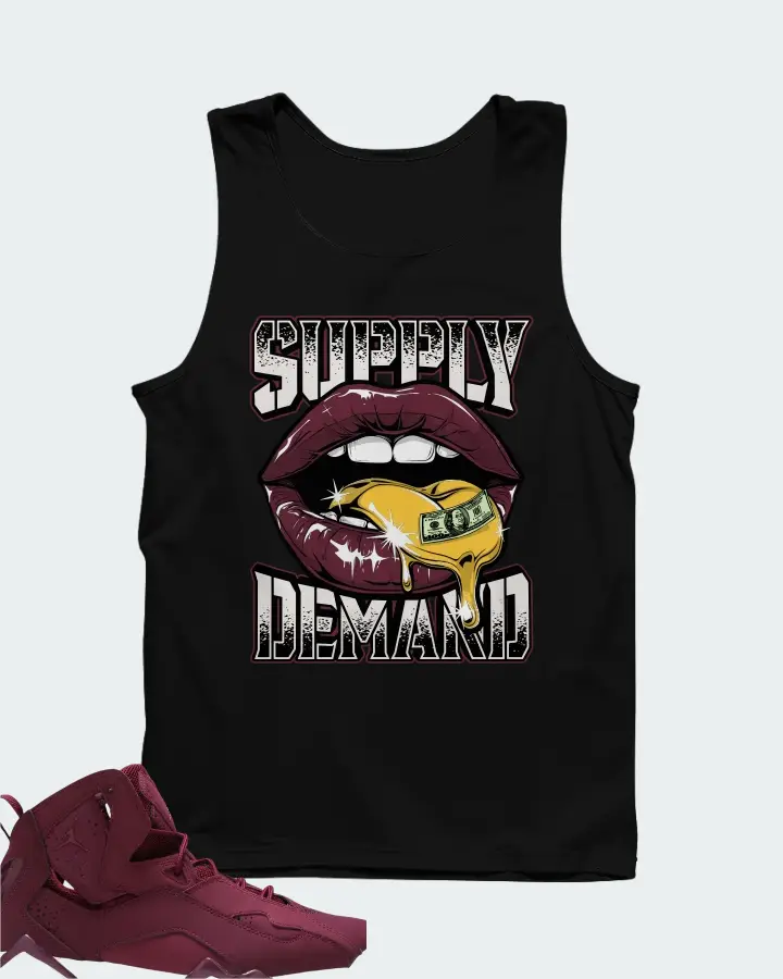 Air Jordan True Flight Burgundy Matching Tank Top