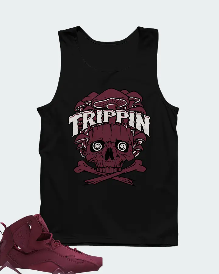 Air Jordan True Flight Burgundy Matching Tank Top