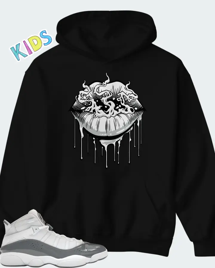 Air Jordan 6 Rings Cool Grey Matching Kid's Hoodie