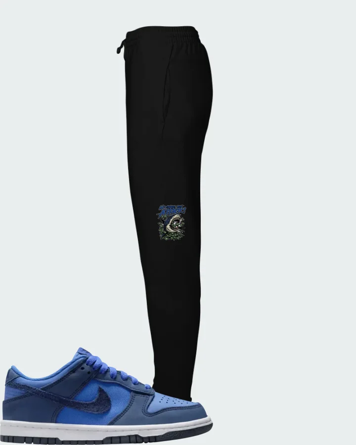 Nike Dunk Low GS Comet Blue Matching Joggers