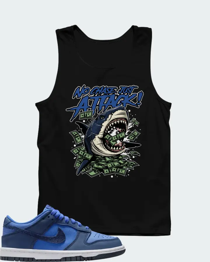 Nike Dunk Low GS Comet Blue Matching Tank Top